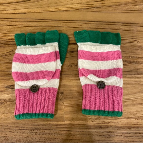J. Crew Accessories J Crew Striped Mittensgloves Poshmark